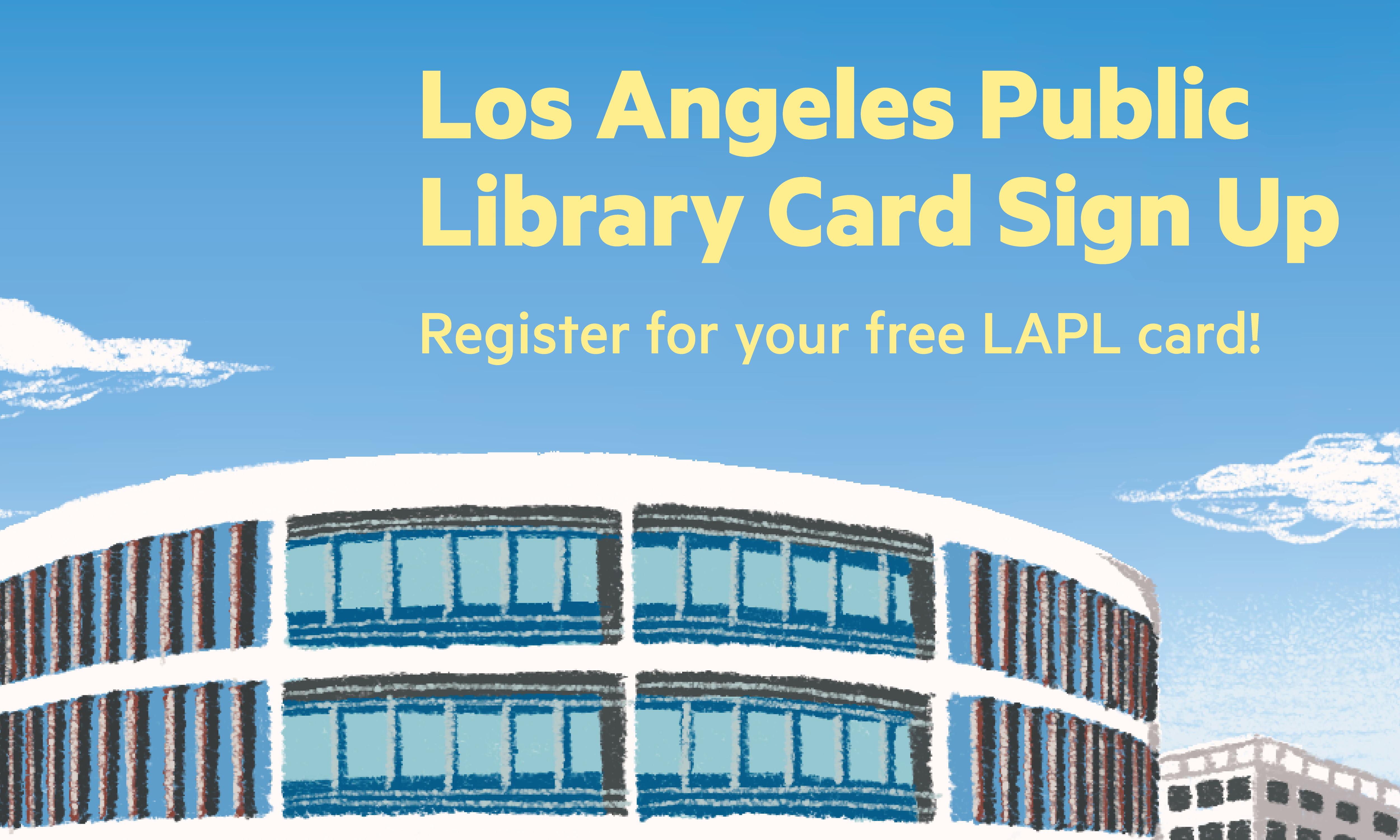 illustration of the library